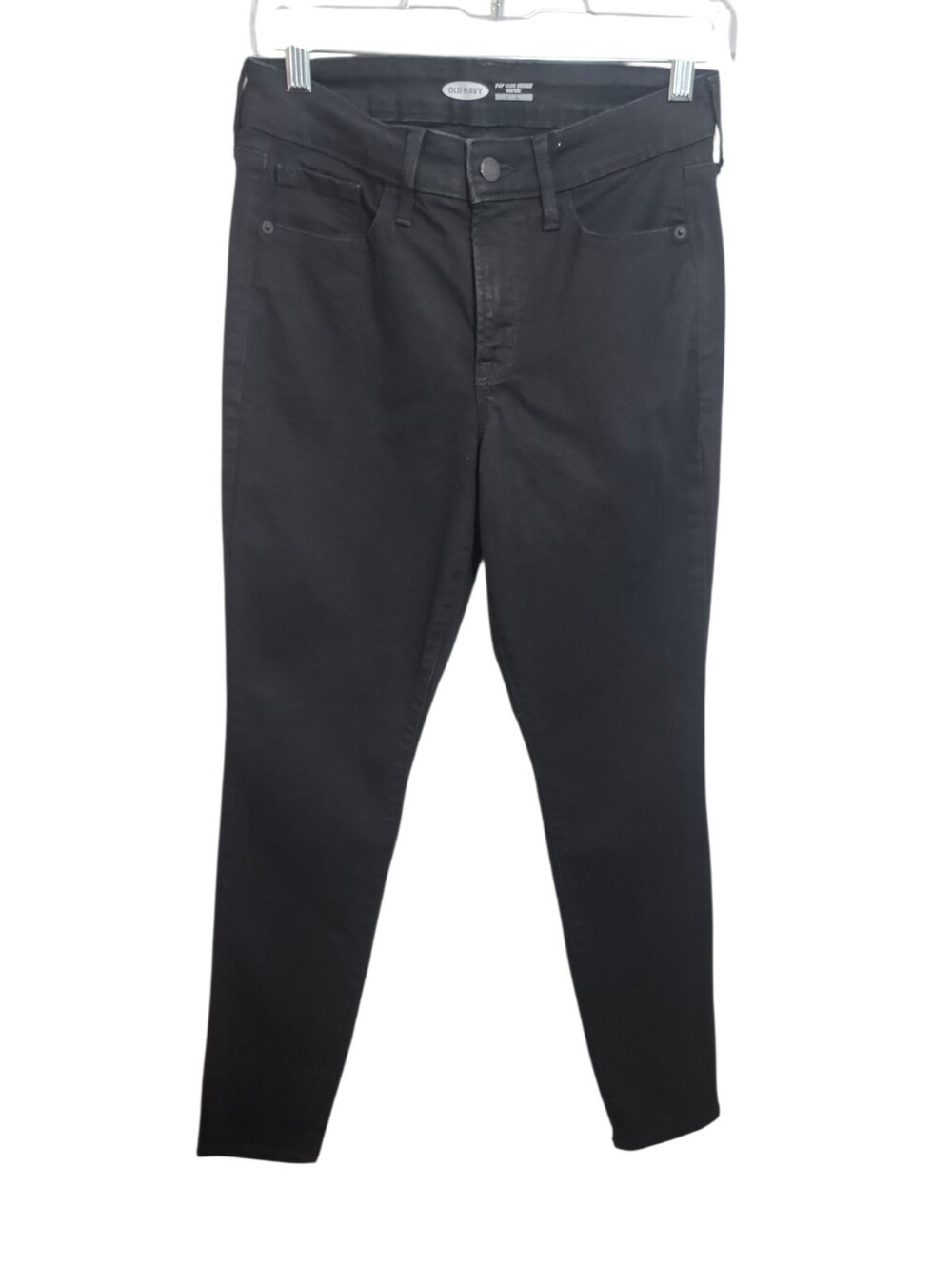 Old Navy pop icon skinny high waisted black jeans women's size 4 stretch